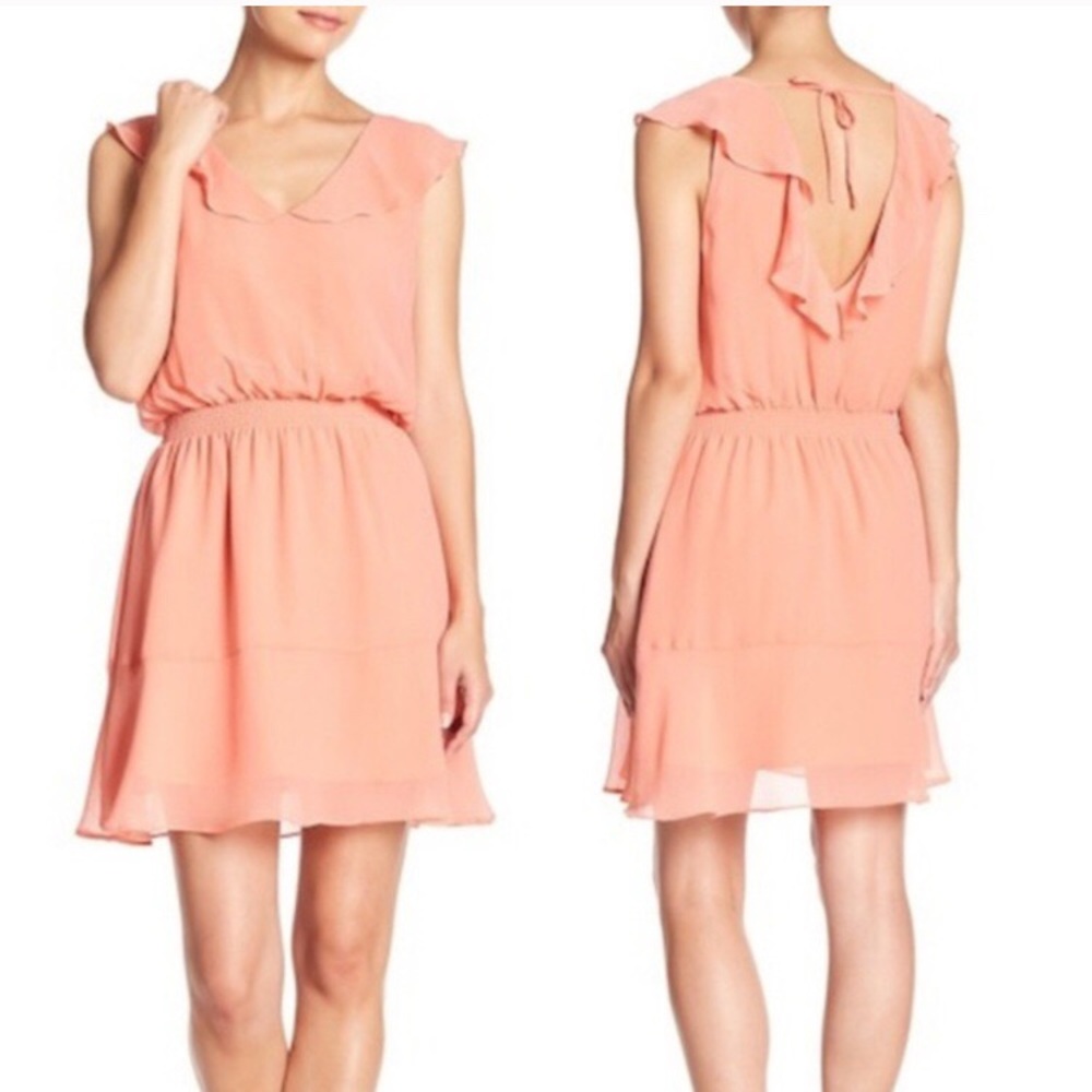 New! CUPCAKES AND CASHMERE Chiffon Iniko Dress